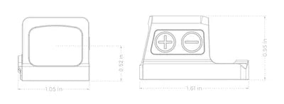 HOLOSUN EPS Carry, Red 6 MOA Dot, 7075 Aluminum, Enclosed (bild 9)