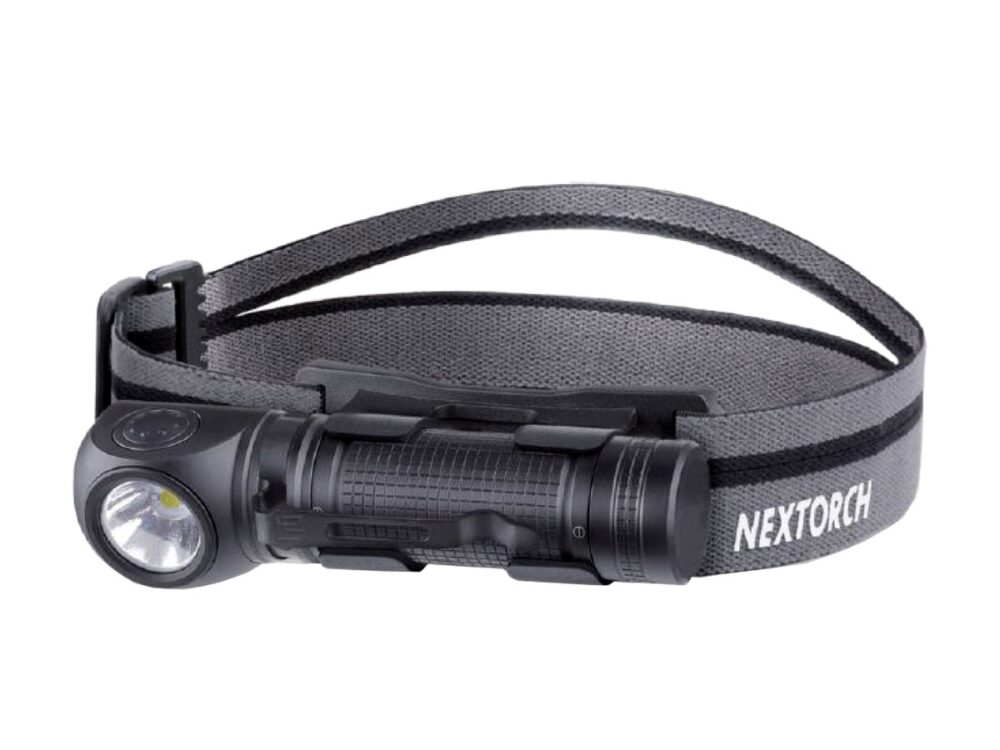 Nextorch Corstar pannlampa/multilampa Inkl pannband 1400 lm laddbar rött, vitt, blått ljus *