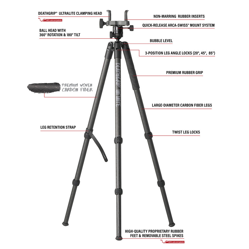Bog Death Grip Infinite Tripod Carbon (bild 4)