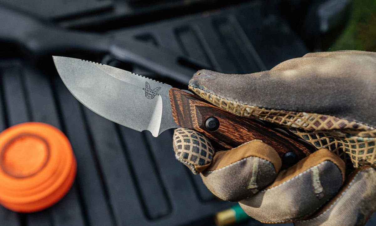 BENCHMADE 15017: HIDDEN CANYON HUNTER W WOOD HANDLE (bild 9)