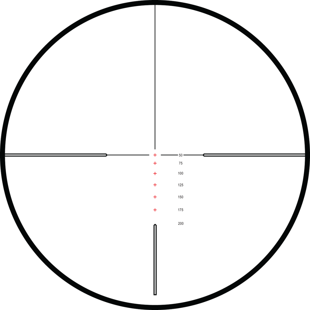 Hawke Vantage 4-12X50, riktm Rimfire .22 Sub. belyst