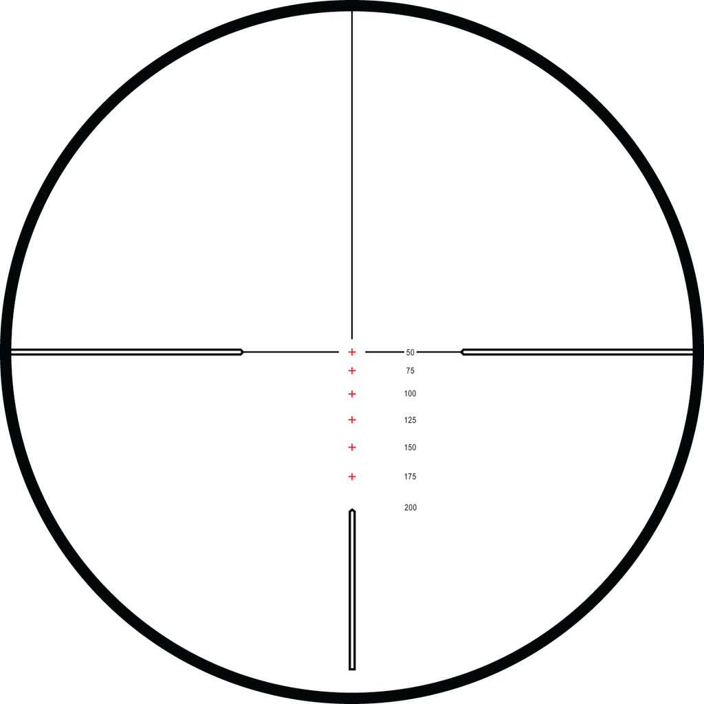 Hawke Vantage 4-12X50, riktm Rimfire .22 Sub. belyst