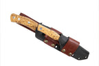 Casström Hunters combo kniv set med No. 10 & Swedish Field Dresser i stabiliserad masurbjörk (bild 3)