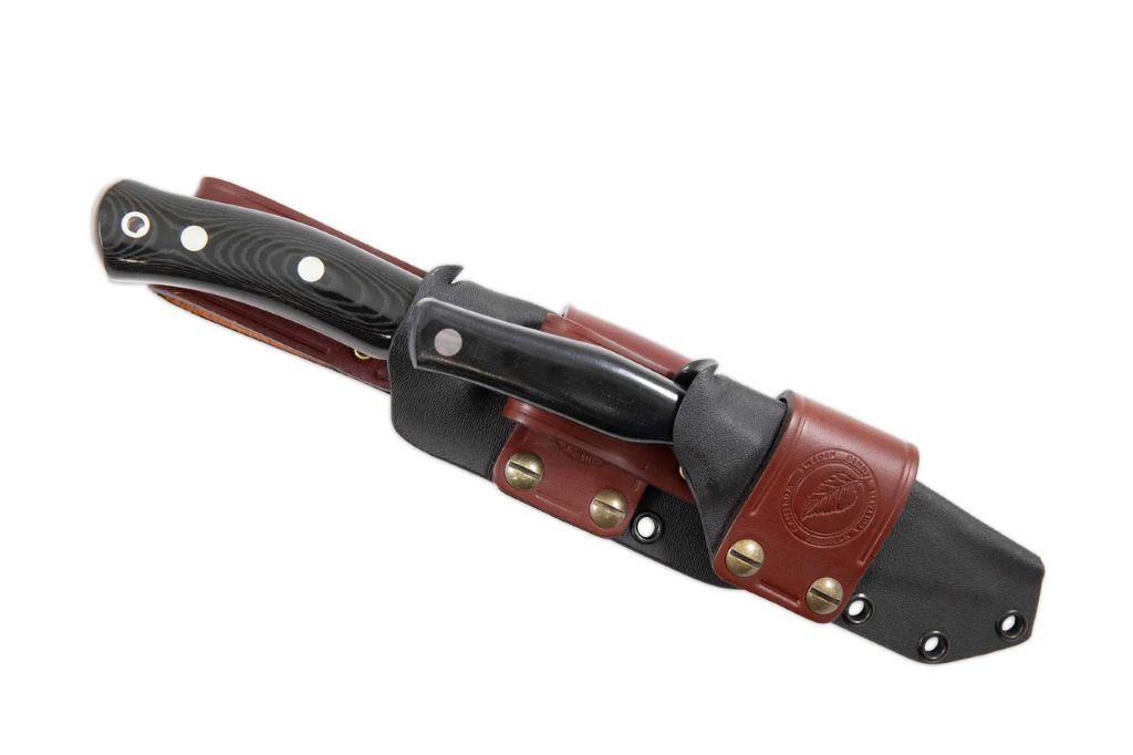 Casström Hunters combo kniv set med No. 10 & Swedish Field Dresser i svart micarta (bild 3)