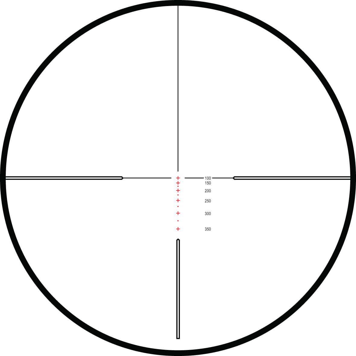Hawke Vantage 4-16X50 AO, riktm Rimfire 17 HMR belyst