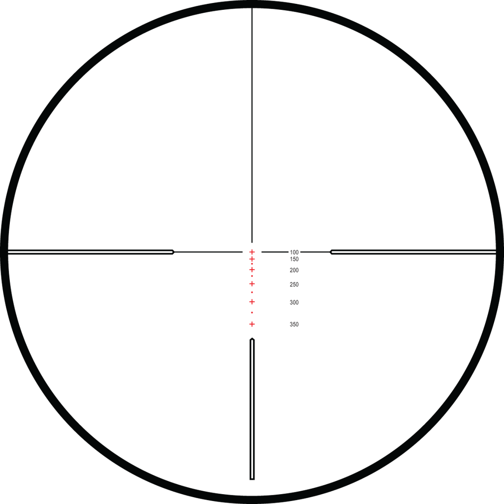 Hawke Vantage 4-12X40 AO, riktm Rimfire 17 HMR belyst