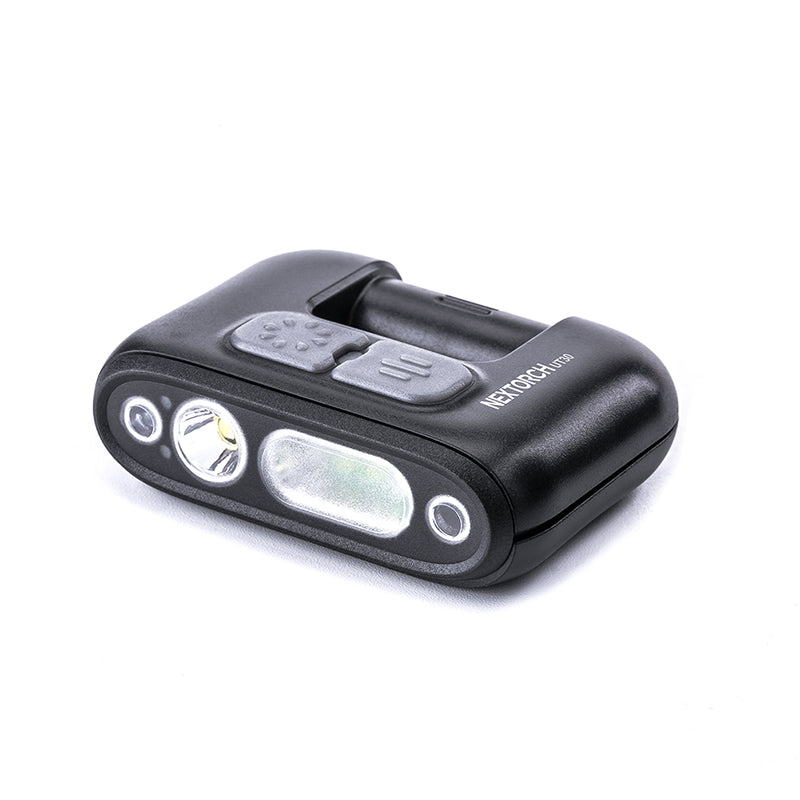 Nextorch UT30 multilampa (pann-,cykel-, hjälm, mm) vit 320 lm & röd led (bild 3)