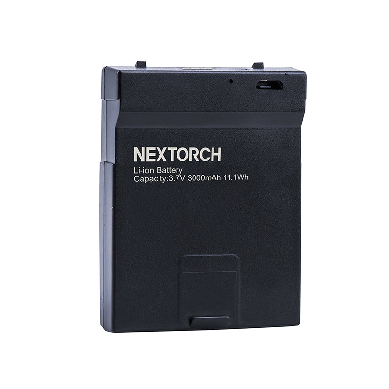 Nextorch Mystar R pannlampa svart, 760 lm drivs med 3 st AA alt det medföljande uppladdningsbara batteriet (bild 4)