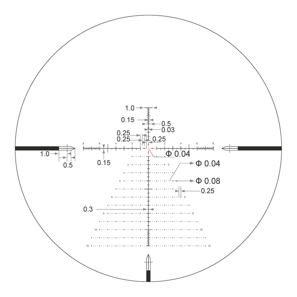Arken Optics SH-4J 6-24x50 FFP VPR MIL Belyst Kikarsikte (bild 12)