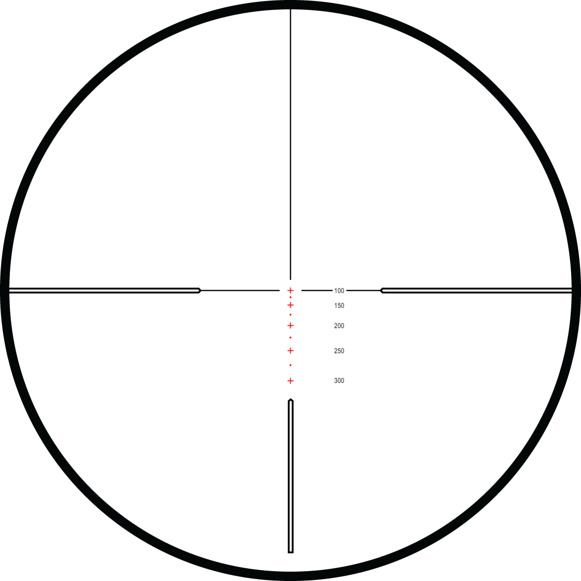 Hawke Vantage 4-12X40 AO, riktm Rimfire .22 WMR belyst