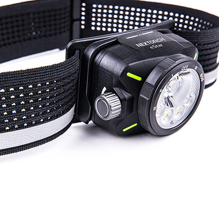 Nextorch eSTAR pannlampa svart, 1300 lm uppladdningsbart batteri (bild 4)