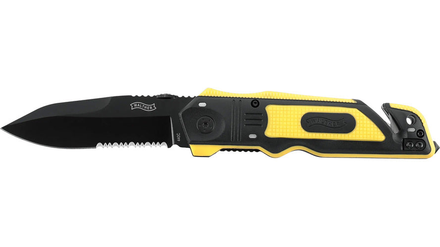 WALTHER EMERGENCY RESCUE KNIFE YELLOW