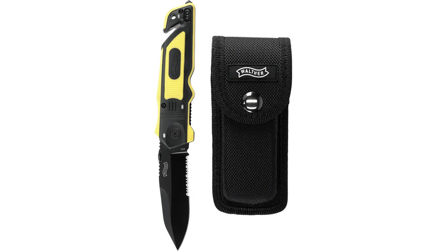 WALTHER EMERGENCY RESCUE KNIFE YELLOW (bild 4)