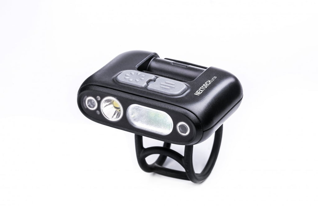 Nextorch UT30 multilampa (pann-,cykel-, hjälm, mm) vit 320 lm & röd led (bild 6)