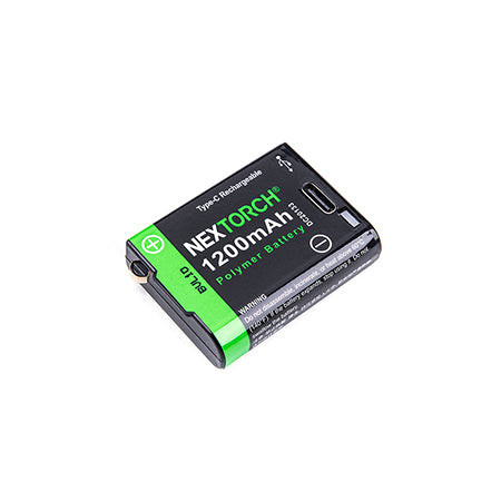 Nextorch eSTAR pannlampa svart, 1300 lm uppladdningsbart batteri (bild 2)