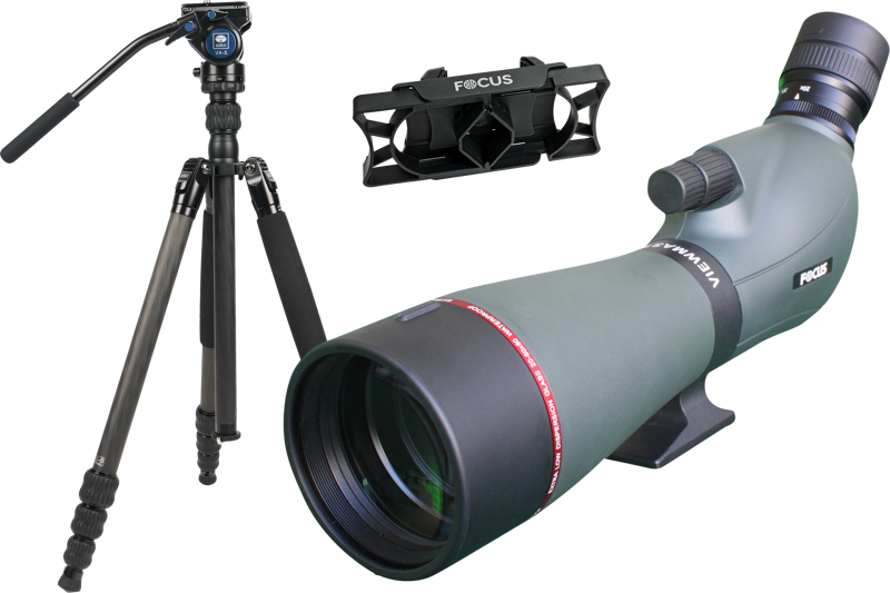 Focus Sport Optics Kit Focus Viewmaster 16x48x65 w Sirui 7VC + Digi ad