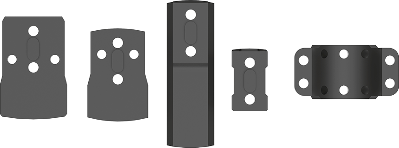Vector Optics X-Accu 30mm Mount Assembly Kit 4 Holes (bild 2)