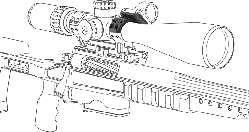 Vector Optics X-Accu 30mm Mount Assembly Kit 4 Holes (bild 8)