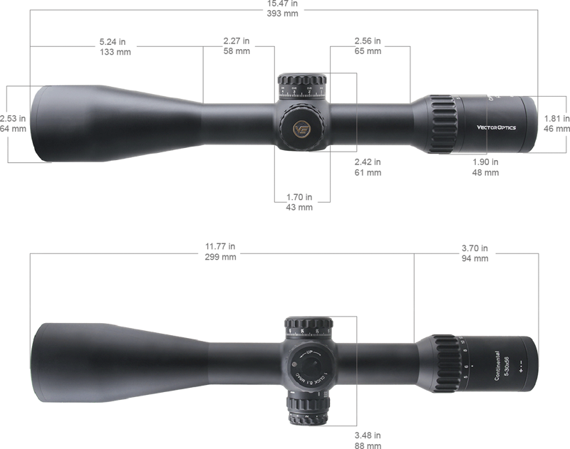 Vector Optics Continental x6 5-30x56 VEC-MBR HD FFP Scope (bild 9)