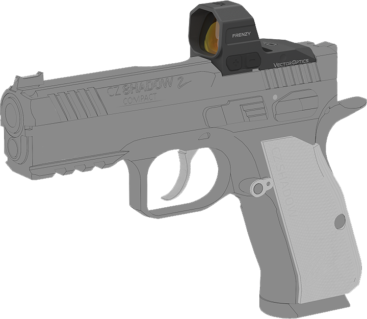 Vector Optics Frenzy FA 1x20x24 CZ® P-10 / Shadow 2 OR Red Dot Sight (bild 9)