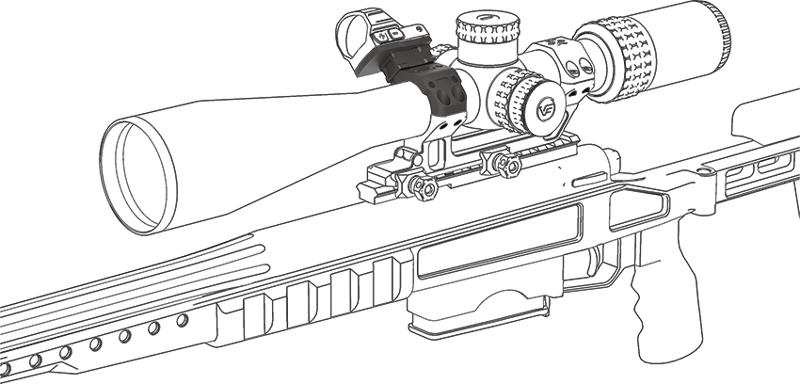 Vector Optics X-Accu 30mm Mount Assembly Kit 4 Holes (bild 9)