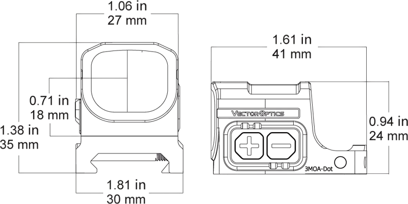 Vector Optics Frenzy 1x17x20 Red Dot Sight (bild 13)