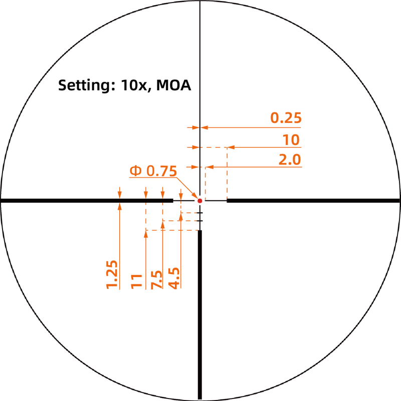 Vector Optics Continental x6 2-12x50 G4 HD SFP Hunting Scope (bild 19)