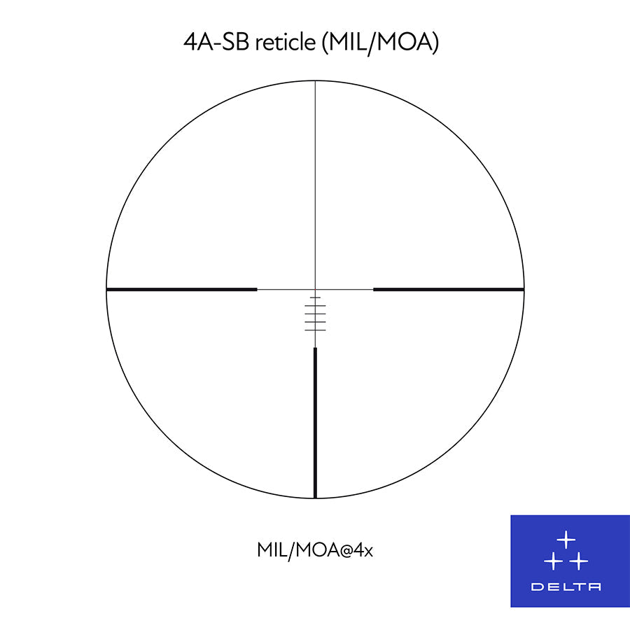 Titanium HD 4-24x50 SFP 4A-SB MIL Med Utbytbara Rattar Belyst