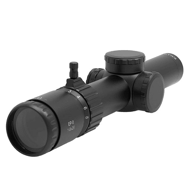 Arken Optics EP8 1-8x28 LPVO FFP KL BOX Belyst Kikarsikte