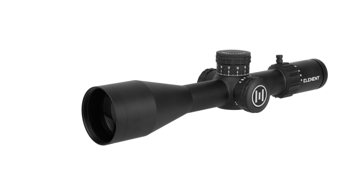 Element Optics Theos 6-36x56 FFP APR-2D Black MRAD Belyst Långhålls Sikte