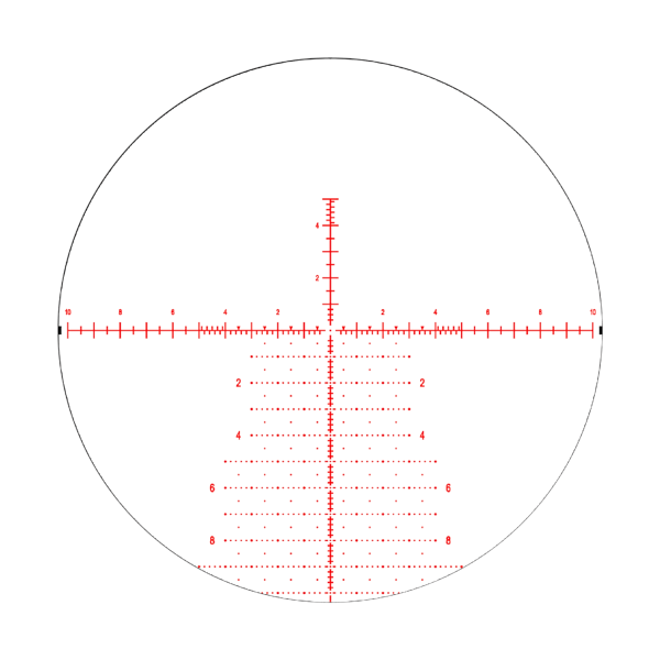 Element Optics Theos 6-36x56 FFP APR-2D Black MRAD Belyst Långhålls Sikte (bild 2)