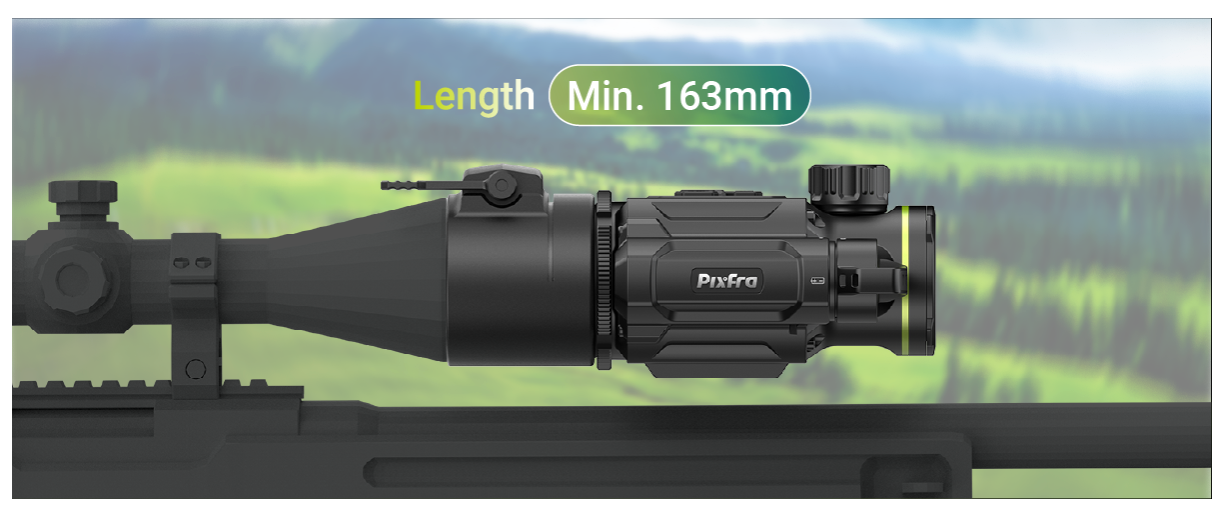 Taurus 50 mm 640x512 Frontmonterat Värmesikte Med Laseravståndsmätare