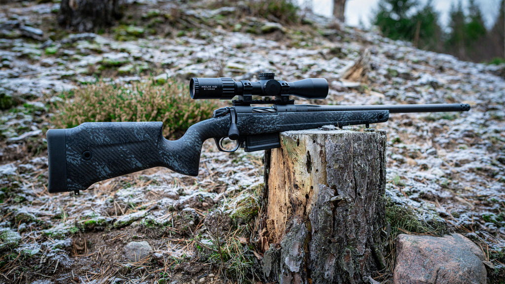 Element Optics Helix HD Compact 2-12x42 Belyst Kikarsikte (bild 3)