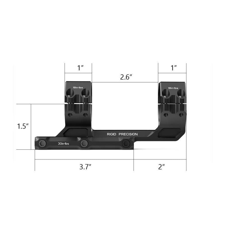 Arken Optics 20 MOA Cantilever 34 mm fäste 2,5" offset (bild 2)