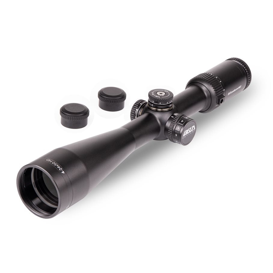 Delta Titanium HD 4-24x50 SF Di-MD Belyst Sikte Med Utbytbara Rattar
