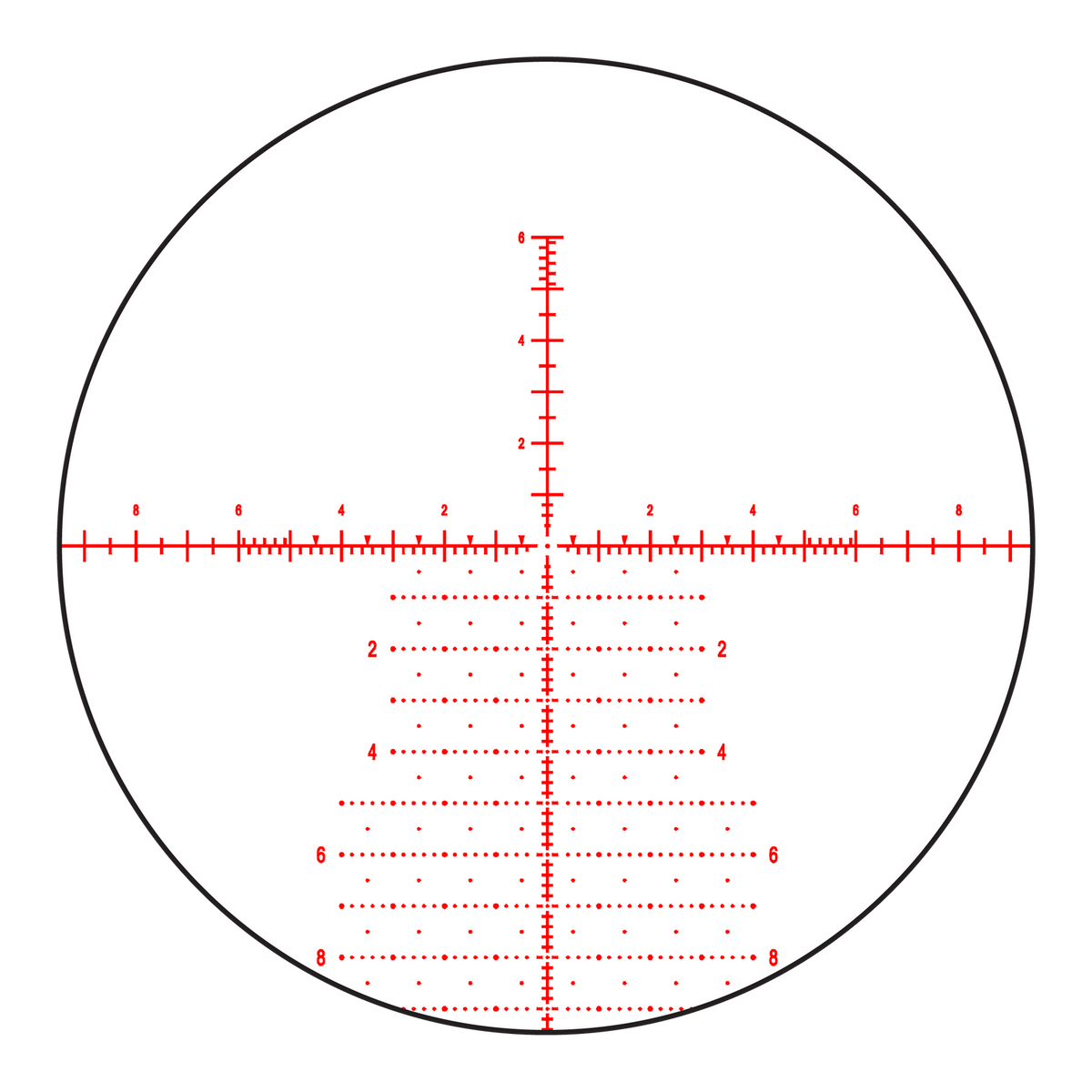 Element Optics Nexus Gen II 4-25x50 FFP MRAD Kikarsikte (bild 6)