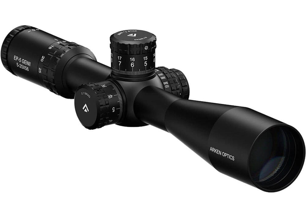 Arken Optics EP5 GENII 5-25x56 FFP MIL Belyst Kikarsikte (bild 5)