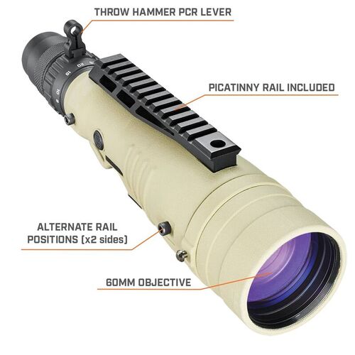 BUSHNELL ELITE TACTICAL LMSS2 H322 SPOTTING SCOPE 8-40X60 (bild 3)