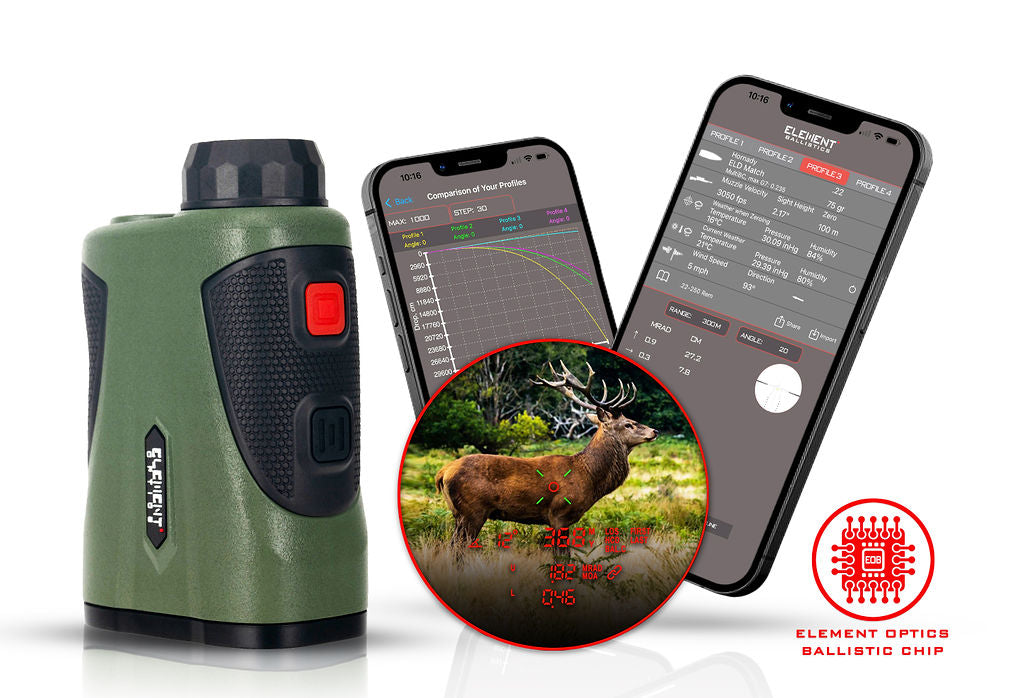 Element Optics Helix 1500 Laseravståndsmätare Med Ballistiskt Program (bild 4)