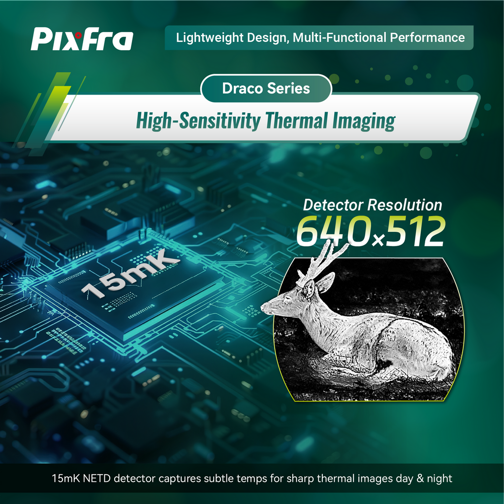 Draco D225N-4K Multispektral Värmekikare 256x192