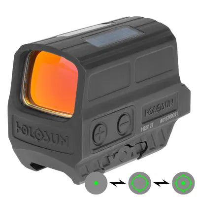 HOLOSUN 512, Green Reticle/Solar/Titanium (bild 1)