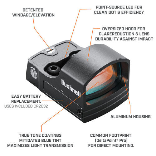 Bushnell RXS-100 1X25 mm RED DOT MC - Bild 3