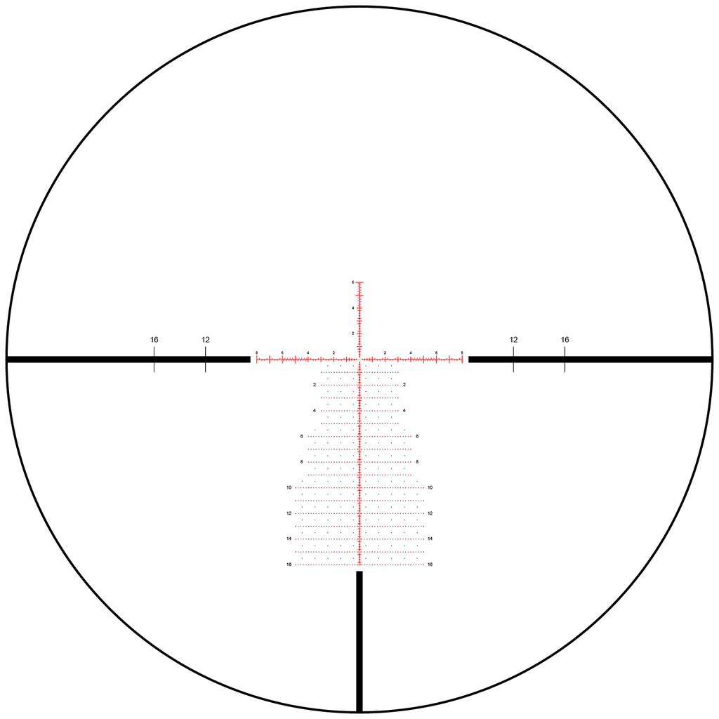 Arken Optics EP5 GENII 5-25x56 FFP MIL Belyst Kikarsikte (bild 3)