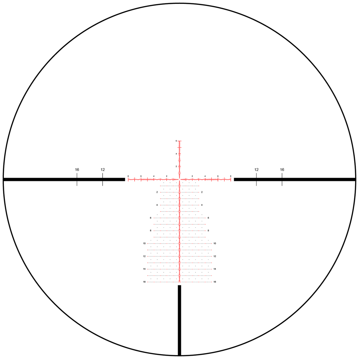 Arken Optics EP5 GENII 5-25x56 FFP MIL Belyst Kikarsikte (bild 3)