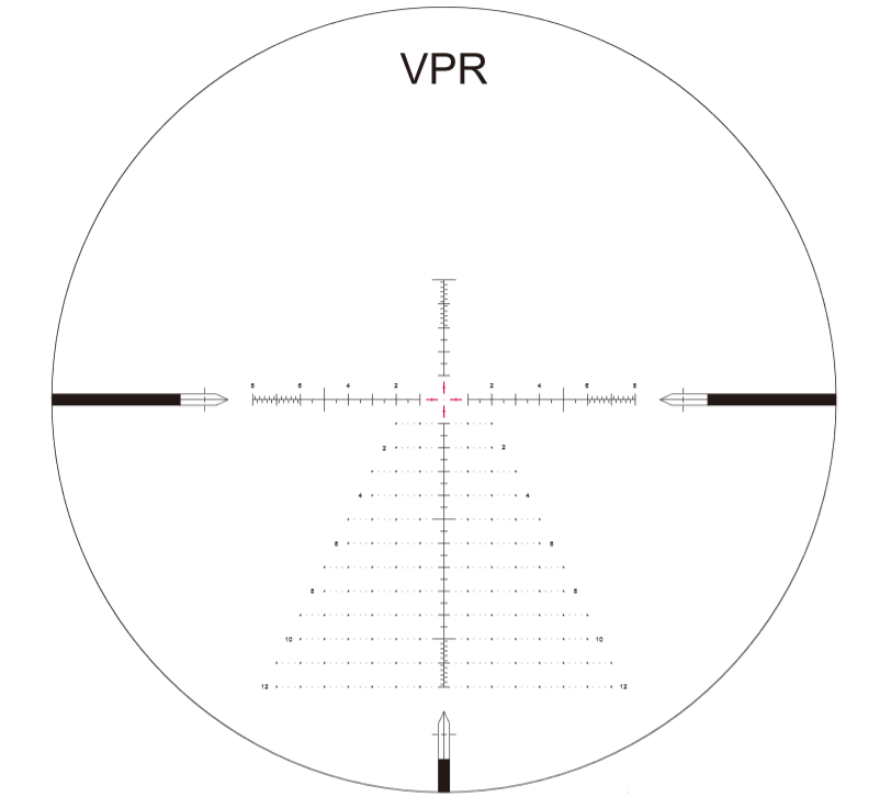Arken Optics EPL4 6-24x50 FFP MIL Belyst Kikarsikte (bild 7)