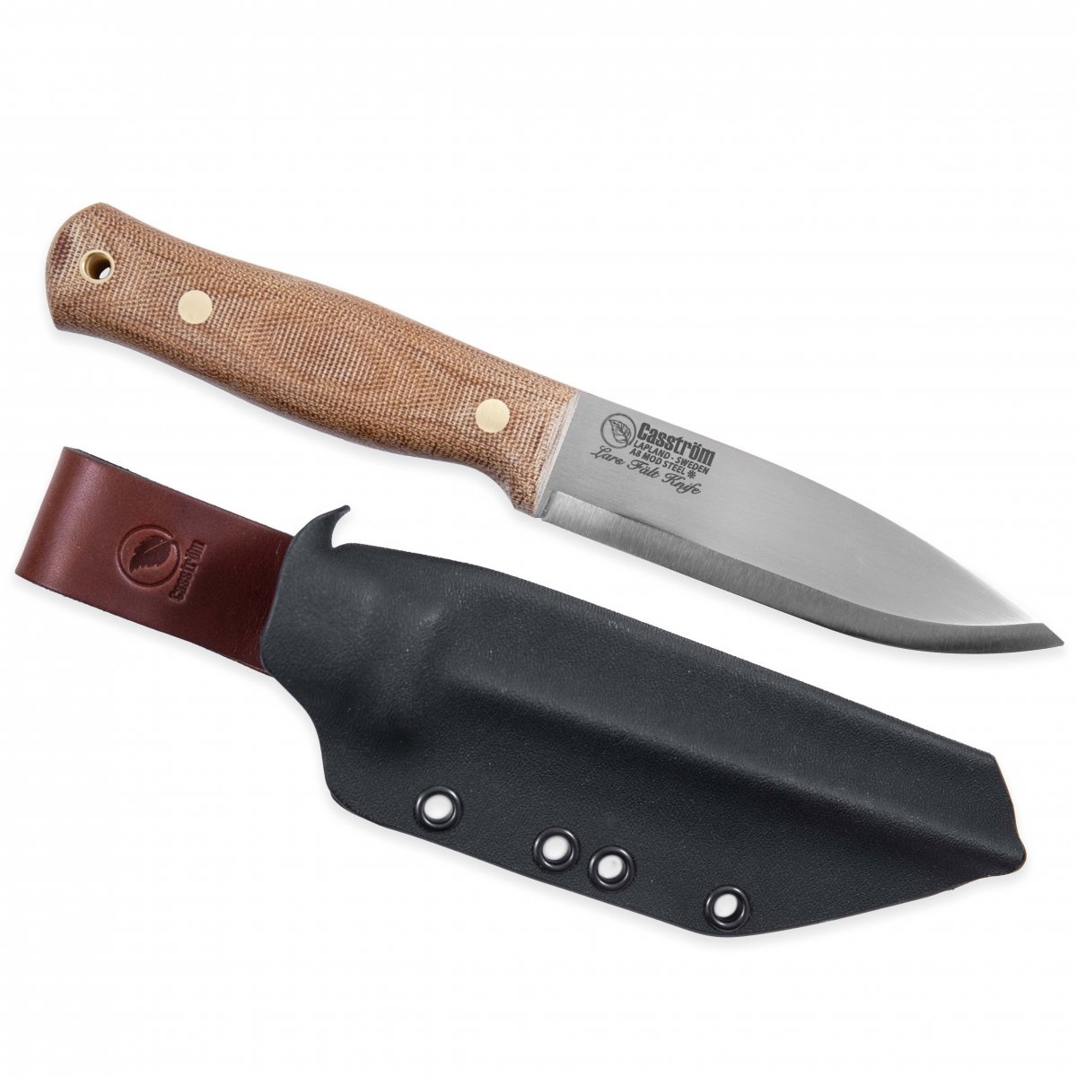 Casström Lars Fält kniv i Canvas/Micarta, slida i Kydex