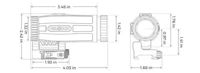 HOLOSUN HM3X, 3X MANGIFIER/FLIP & QD MOUNT (bild 5)