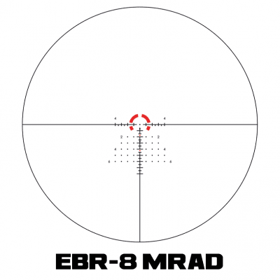 Strike Eagle 1-10x24 FFP riktm EBR-8 MRAD belyst