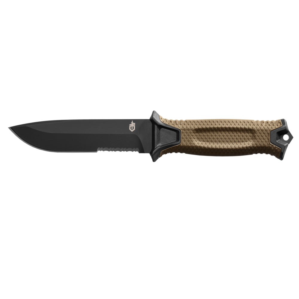 Gerber StrongArm Svart kniv tandad med slida (bild 5)