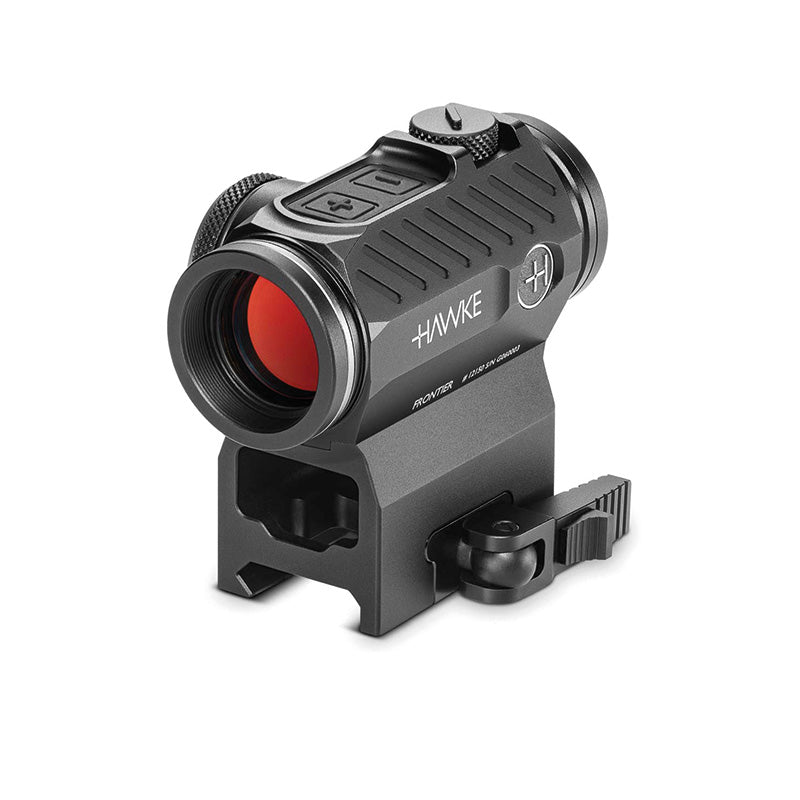 Hawke Frontier Rödpunktssikte 1x22 2 MOA Dot AIM (inkl hög QR "AR" & låg std weaverbas)